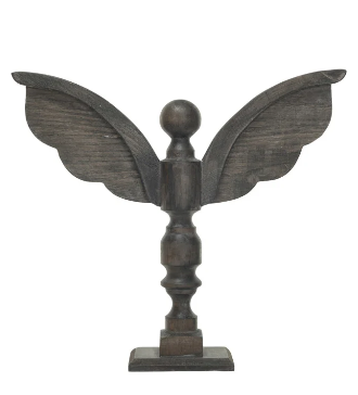 Carved Pine Wood Angels