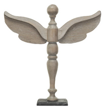 Carved Pine Wood Angels