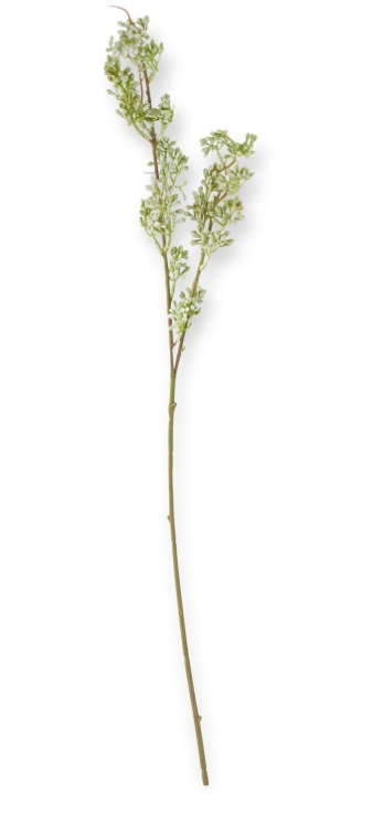 31 Inch Powdered Green Eucalyptus Berry Bud Stem