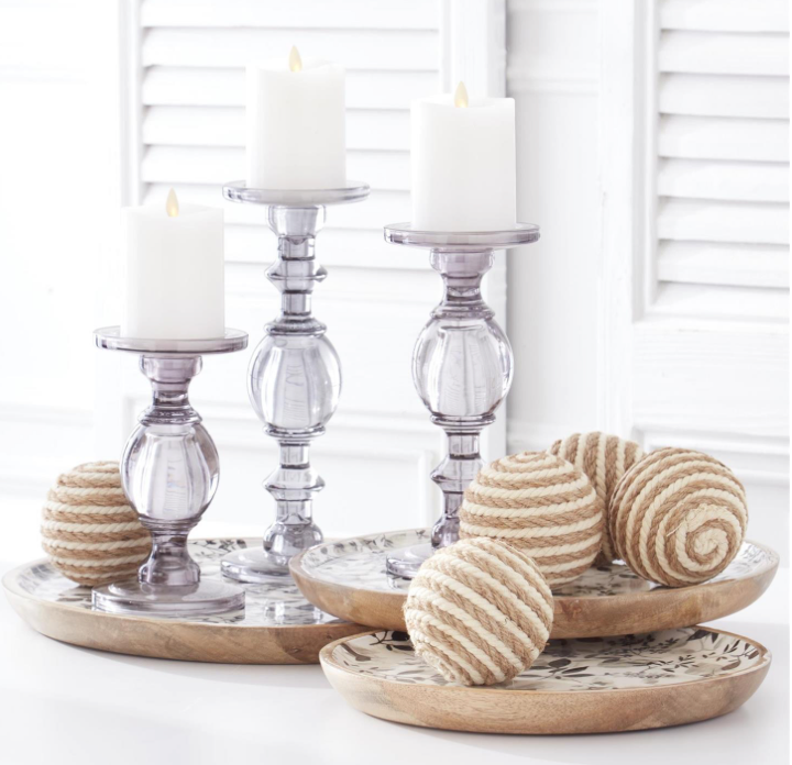Tan &amp; Cream Seagrass Ball