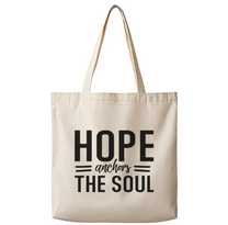 Hope Anchors the Soul – Canvas Tote Bag