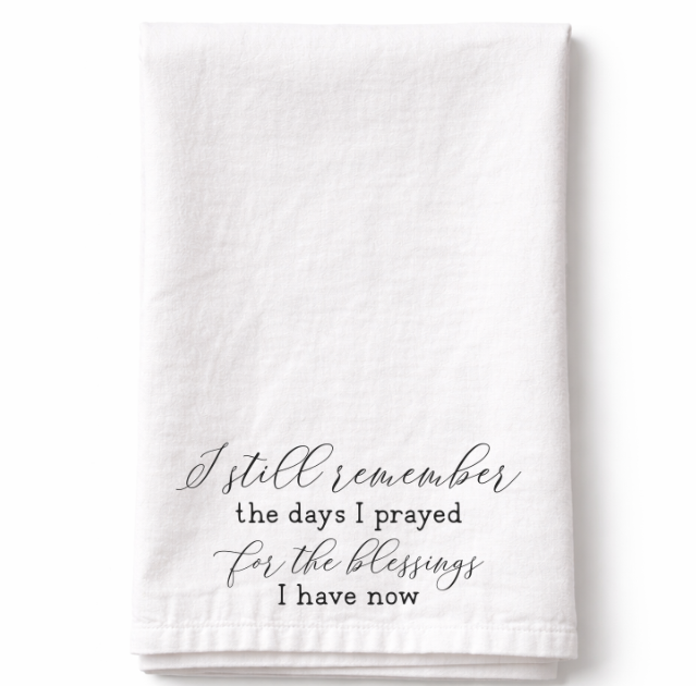 I Still Remember... - Tea Towel
