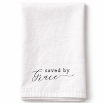 Saved By Grace - Tea Towel