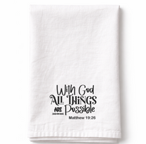 God is Still Writing your Story- Tea Towel