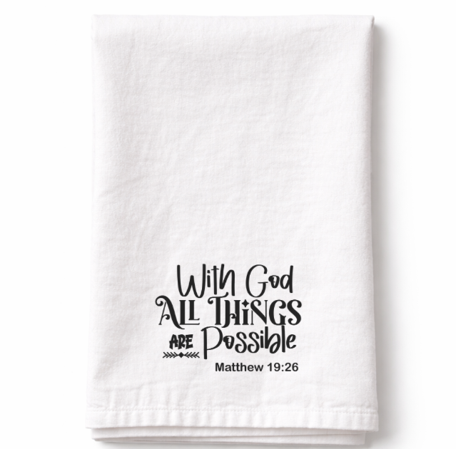 God is Still Writing your Story- Tea Towel