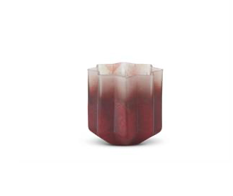 Red Ombre Glass Star Containers