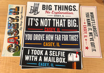 10 x 3 Big Things Bumper Stickers