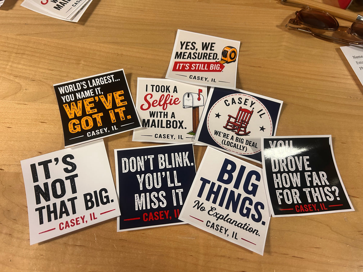 3 x 3 Big Things Stickers