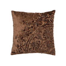 Load image into Gallery viewer, Embroidered Velvet Pillow