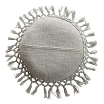 Slub Pillow with Tassels