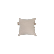 Load image into Gallery viewer, Woven Cotton &amp; Jute Macrame Pillow with Tassels