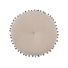 Load image into Gallery viewer, Round Cotton Embroidered Pillow