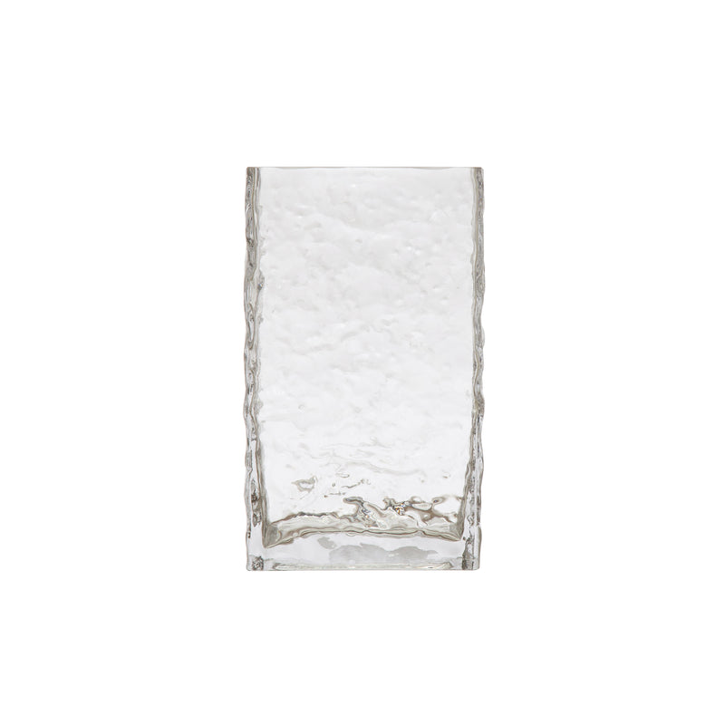 Hammered Glass Vase
