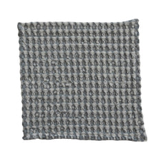 Stonewashed Cotton Waffle Weave Dish Cloths, Blue Set