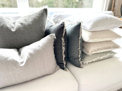 Fringe Pillows Square