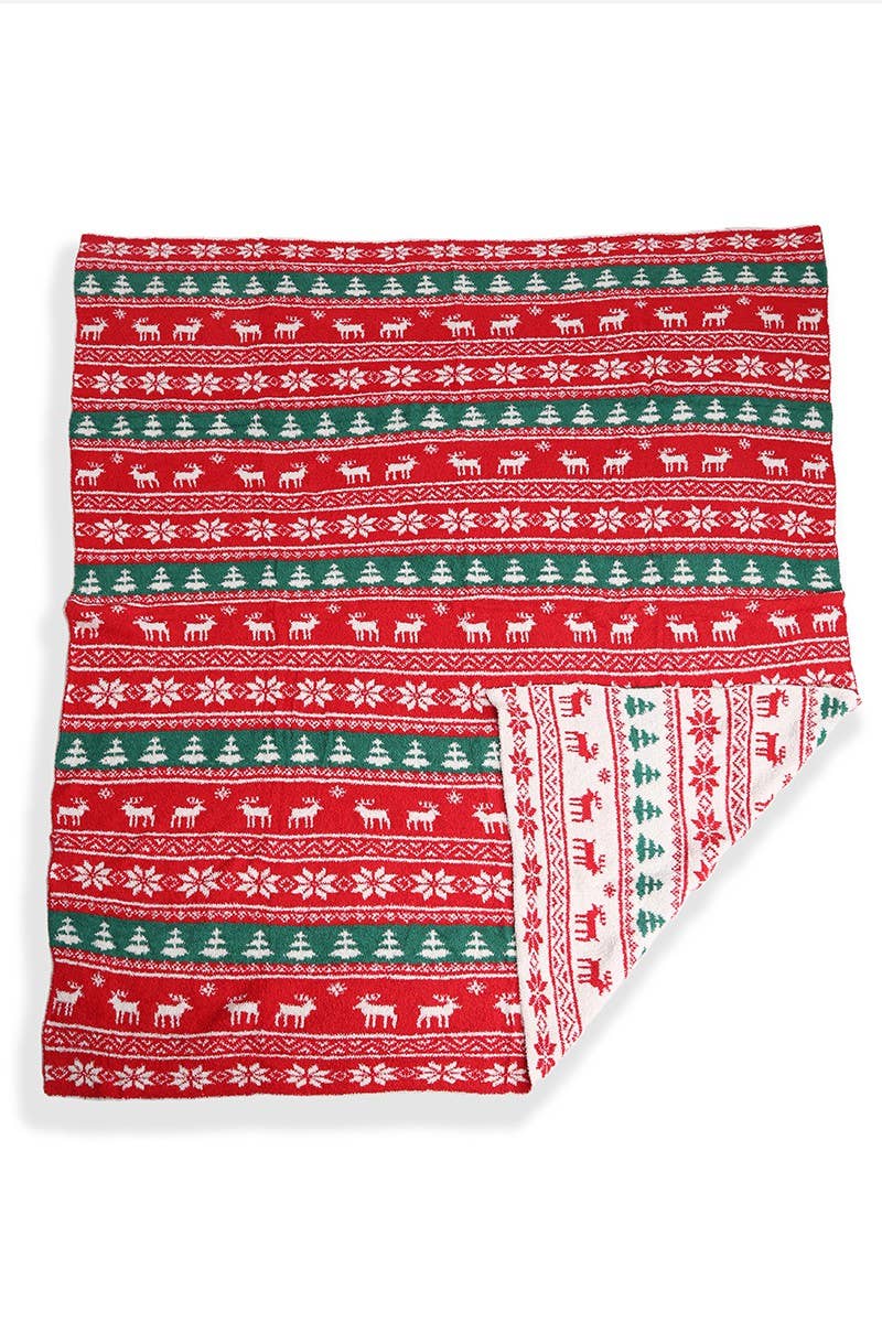 Christmas Pattern Luxury Soft Throw Blanket