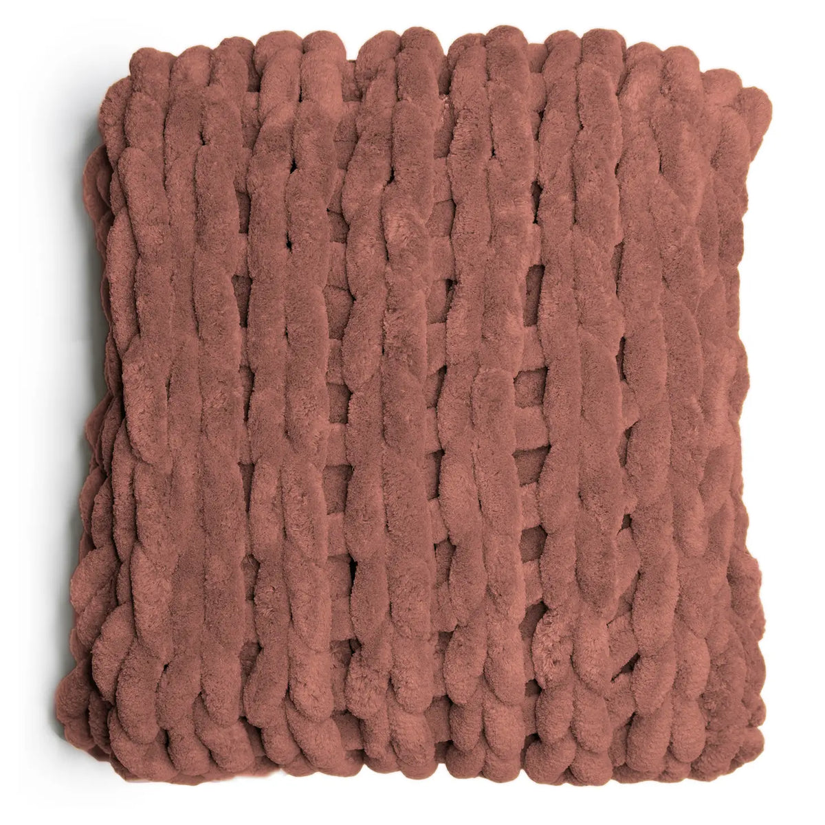 Chunky Knit Chenille Throw