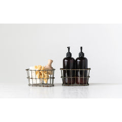 Wire Basket Lotion/Soap Bottle Holder