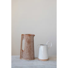 Load image into Gallery viewer, Stoneware Pitcher with Reactive Glaze