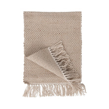 Load image into Gallery viewer, Woven Jute and Cotton Table Runner with Fringe