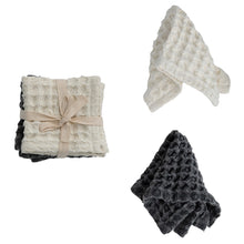 Load image into Gallery viewer, Cotton Waffle Weave Dish Cloths w/ Loops