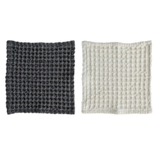 Load image into Gallery viewer, Cotton Waffle Weave Dish Cloths w/ Loops