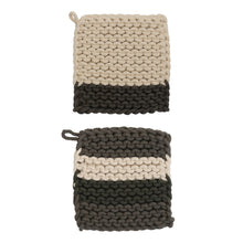 Load image into Gallery viewer, Cotton Crocheted Pot Holder