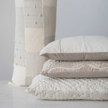 Load image into Gallery viewer, Woven Cotton Jacquard Lumbar Pillow