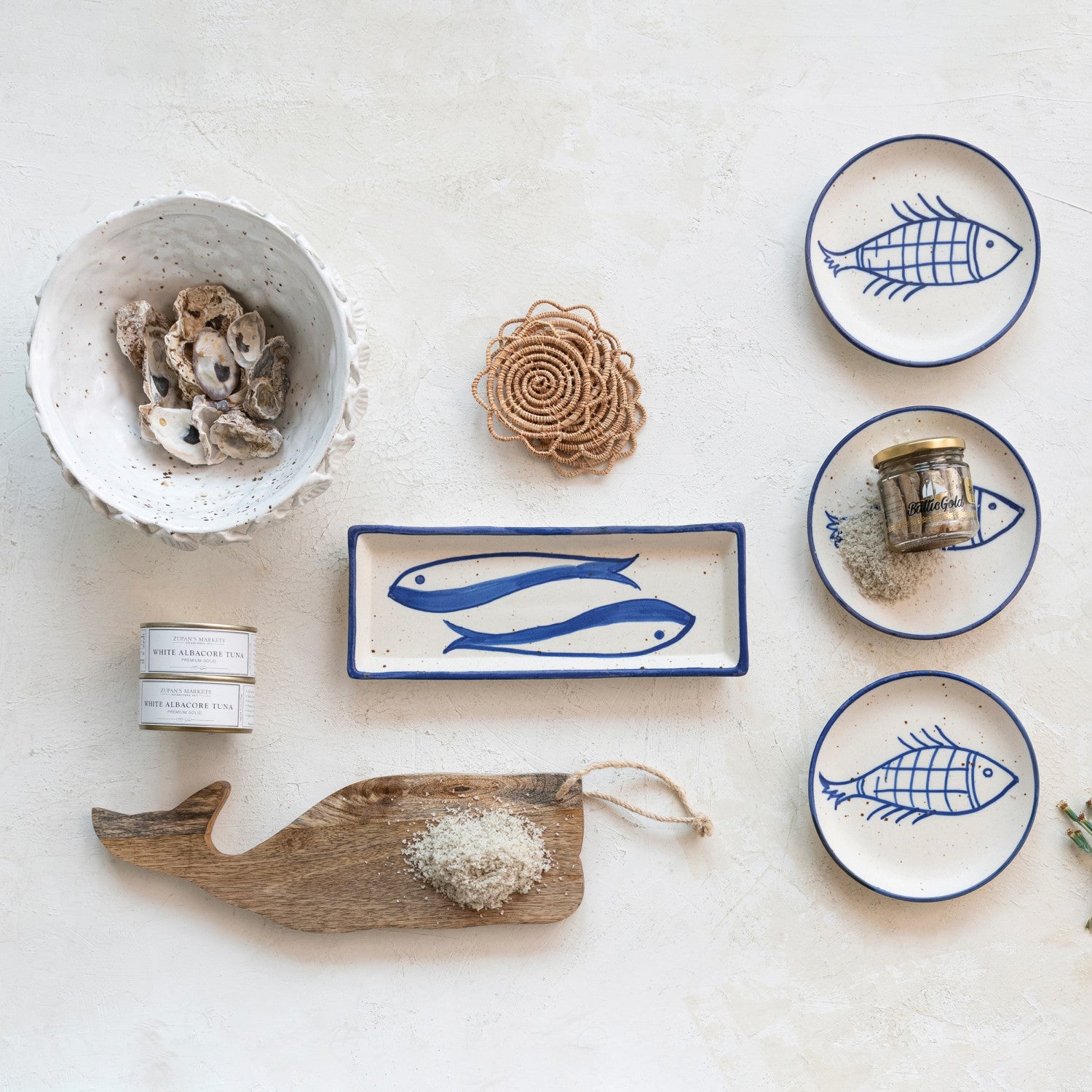 Hand-Woven Palm Coasters