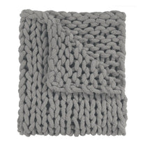 Chunky Knit Chenille Throw
