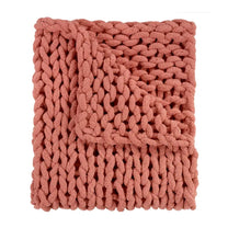 Chunky Knit Chenille Throw