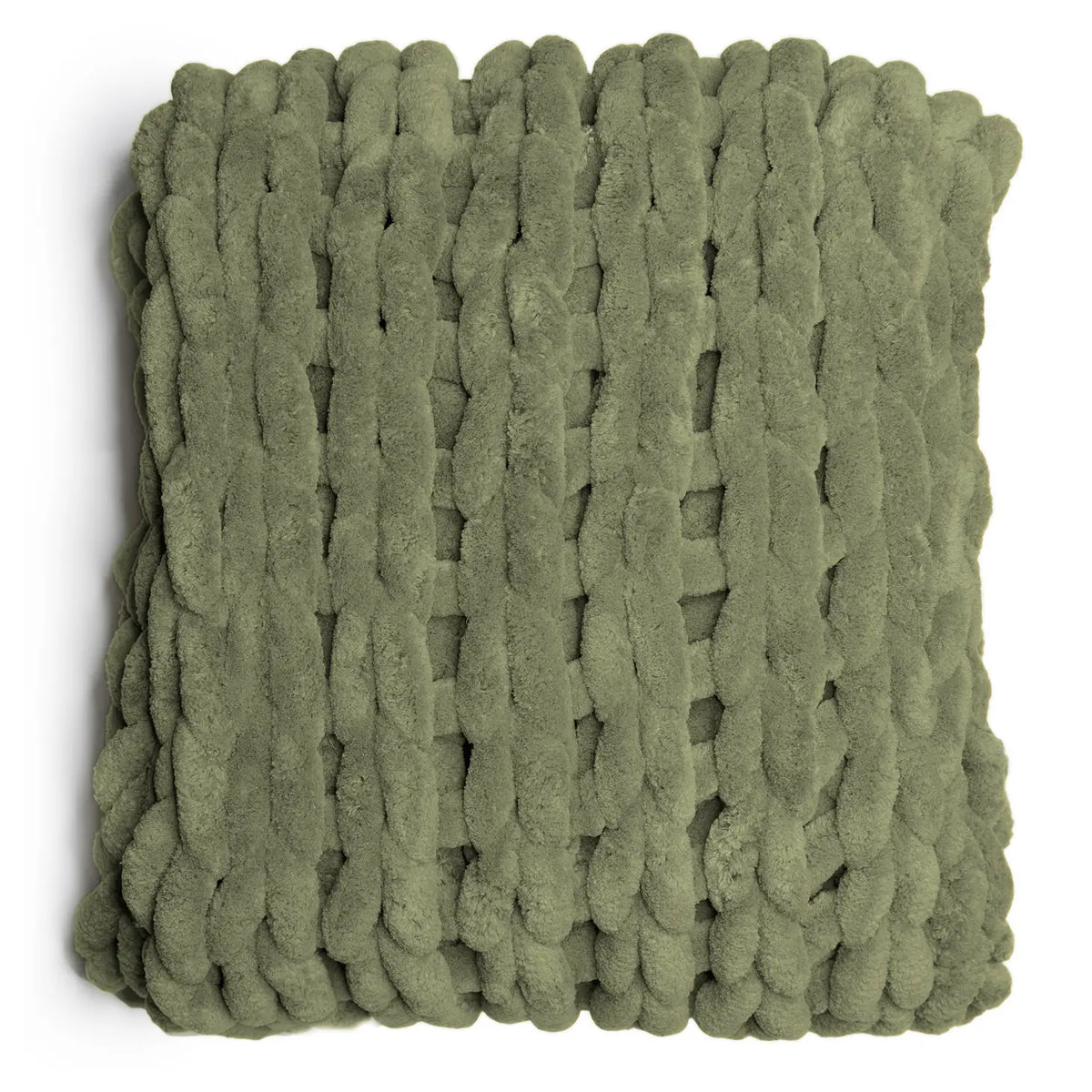 Chunky Knit Chenille Throw