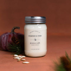 Pumpkin & Pine - Soy Wax Mason Jar Candle