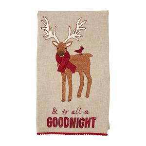 Embroidered Towel Christmas