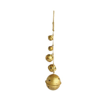 Hanging Metal Bells with Star Cut-Outs