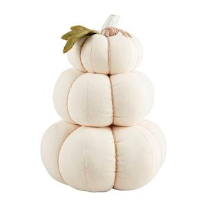 Cream Stacked Pumpkins