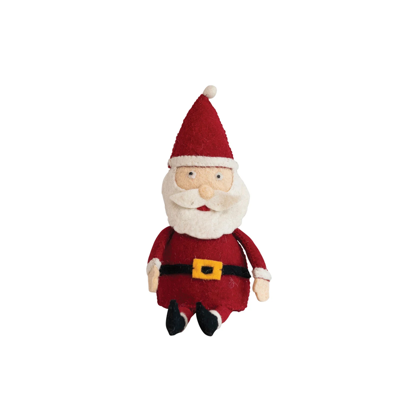 Handmade Wool Felt Santa