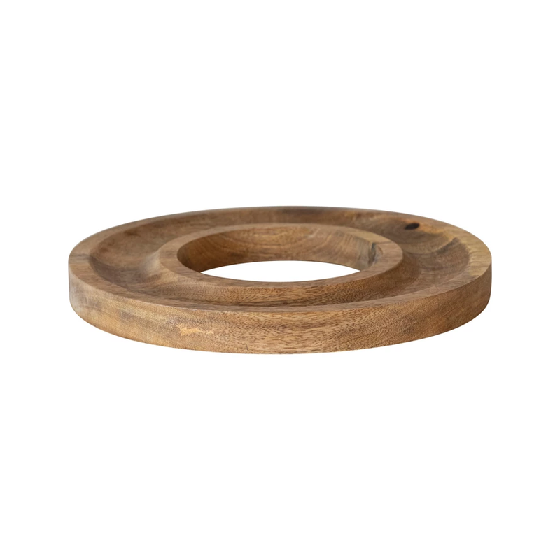 Mango Wood Ring Shaped Serving Tray