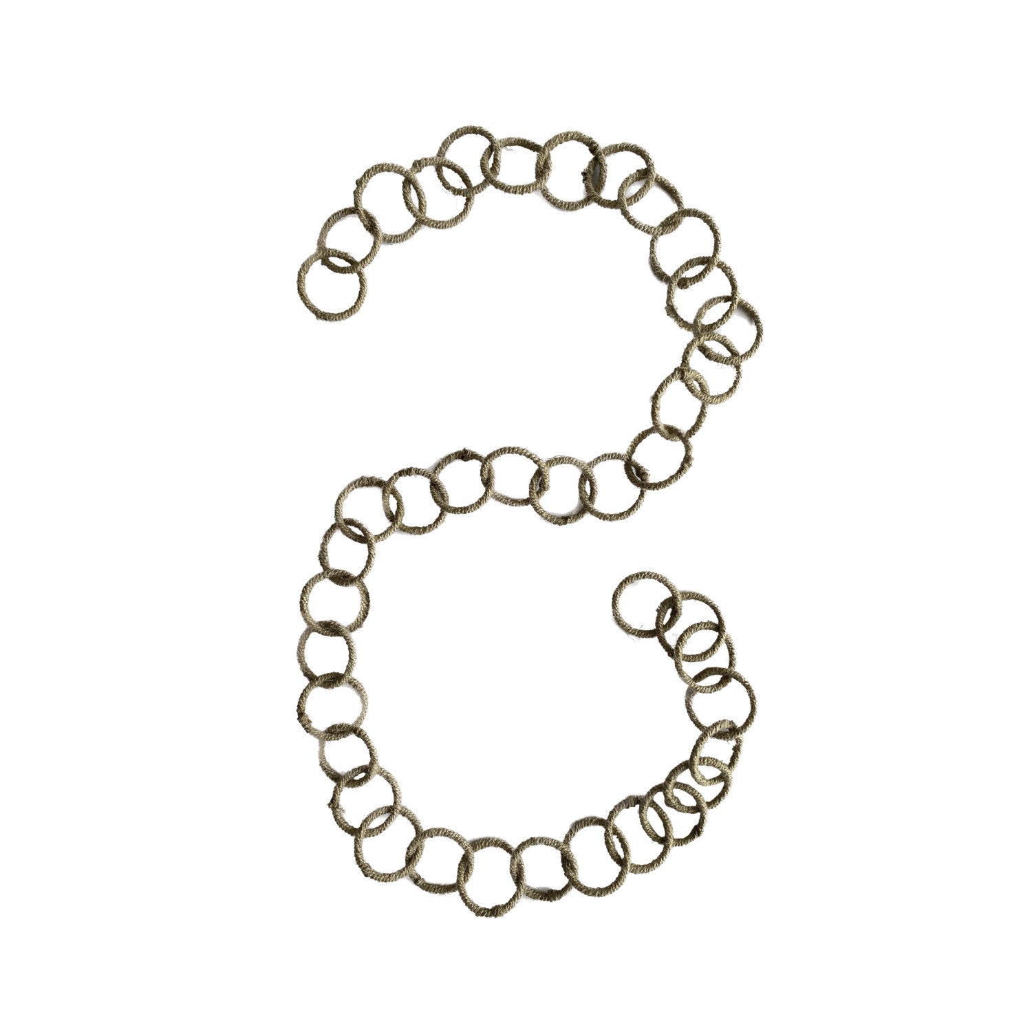 Jute &amp; Metal Link Garland