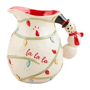 Snowman Handle Pitcher