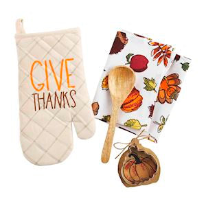 Oven Mitts and Towel Set