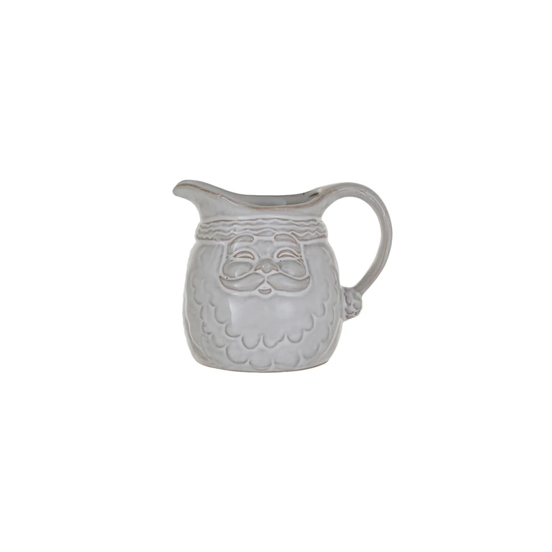 Stoneware Santa Shaped Creamer