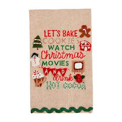 Gingerbread Embroidered Towels