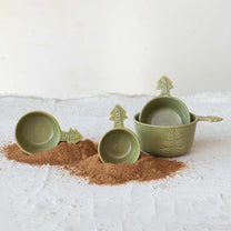 Stoneware Measuring Cups, Set of 4