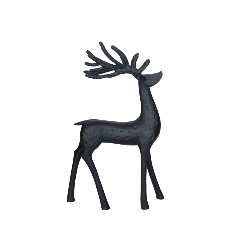 Resin Reindeer Black