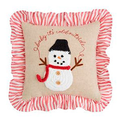Mini Crochet Christmas Pillows