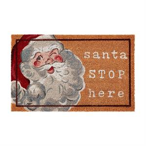 Santa Stop Here Mat