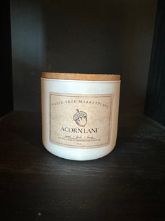 Olive Tree Marketplace Acorn Lane 16 oz soy candle