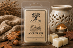 Olive Tree Marketplace Acorn Lane 6 oz soy wax melt hero