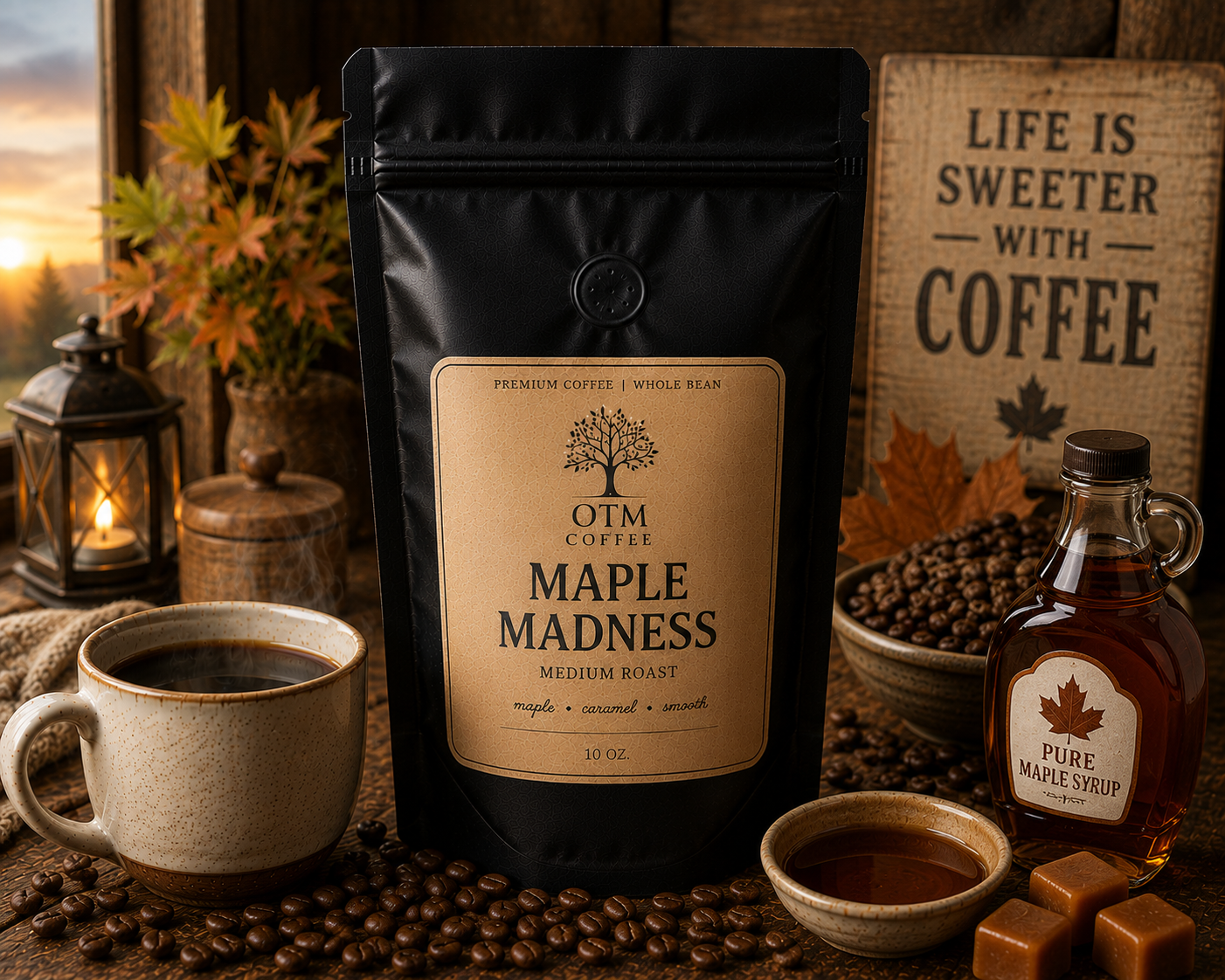 Olive Tree Marketplace Jamaican Ya' Mon coffee lifestyle photo